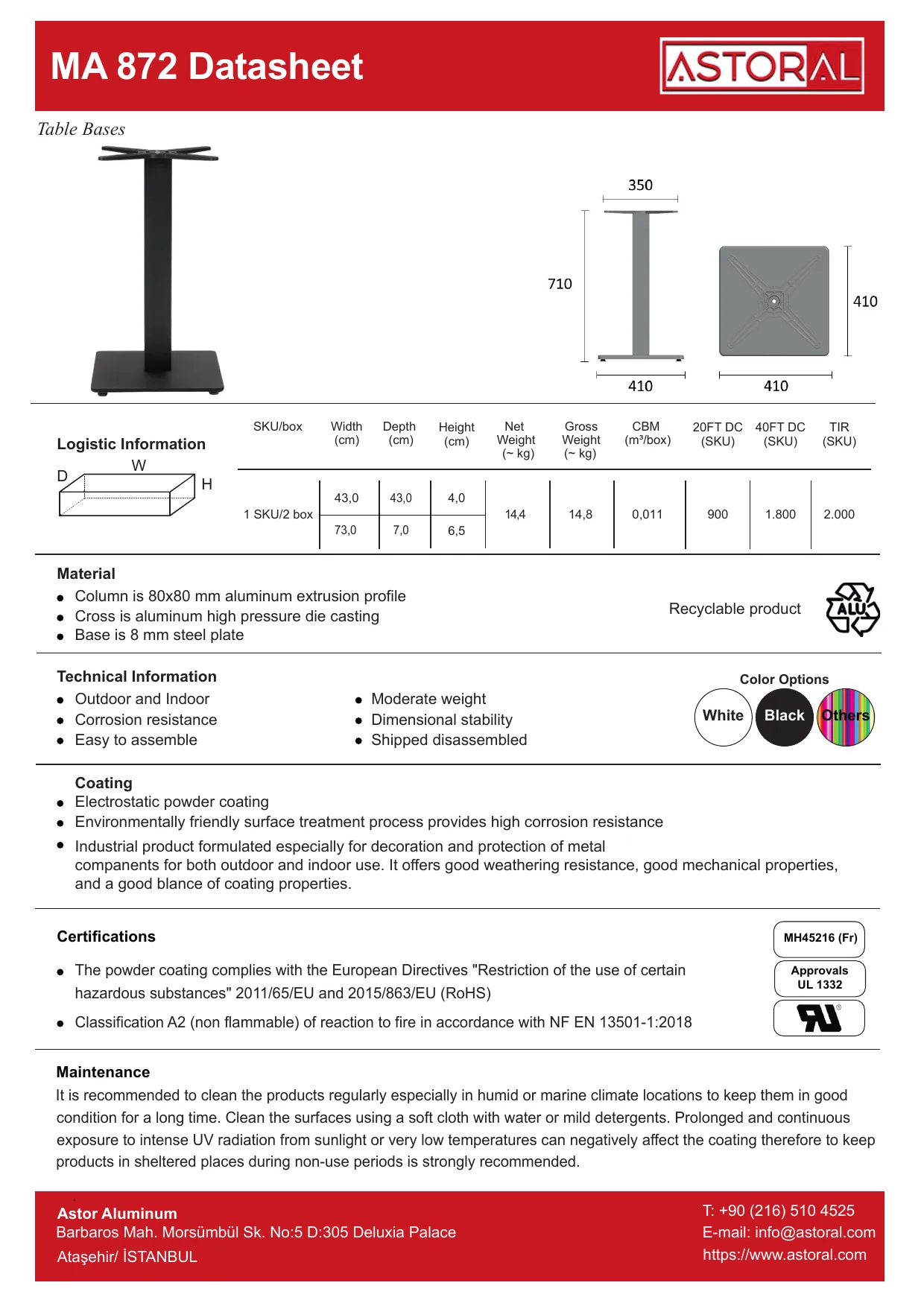 Tablebase MA872 TDS